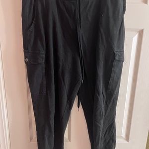 Black joggers